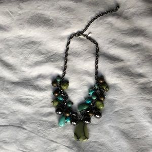 Chico’s Turquoise Stone Statement Necklace